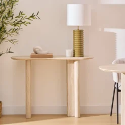 Console effet travertin anaya