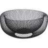 Corbeille a fruits mesh 27cm noi
