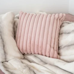 Coussin alaska 48x48cm blush