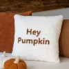Coussin bouclette hey pumpkin cr