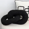 Coussin chaine noir 41x24cm