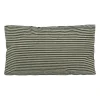 Coussin chenille 30x50cm vert