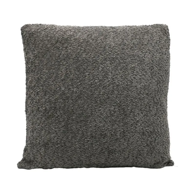 Coussin darci 50x50cm gris fonce