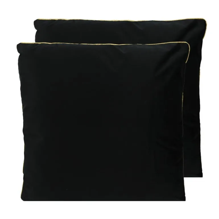 Coussin illana 60x60cm noir
