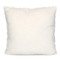 Coussin jane 45x45 blanc