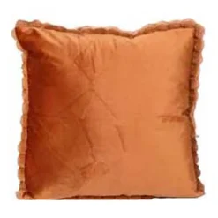 Coussin livia velvet brique 45x4