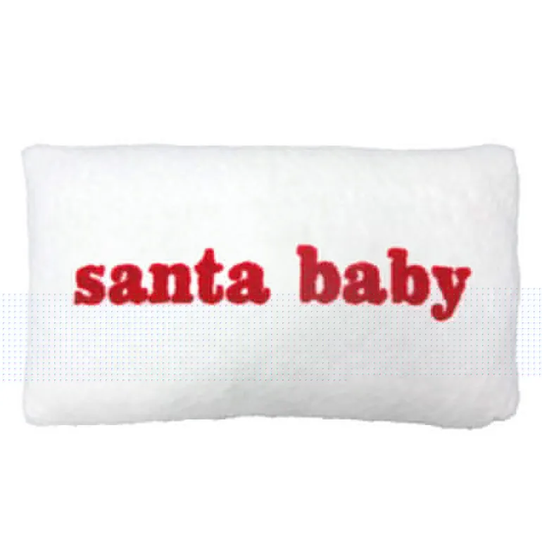 Coussin santa baby 30x50cm