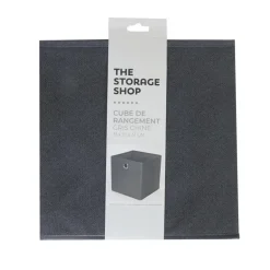 Cube de rangement gris chine