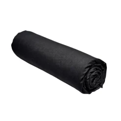 Drap housse 160x200 jersey noir