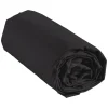Drap housse 160x200 noir homecol