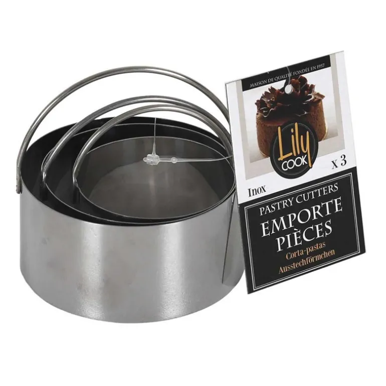 Emporte piece rond x3 5.5cm 6.5c