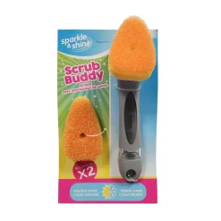 Eponge grattante avec poignee