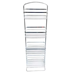 Etagere de douche 4 niveaux chro