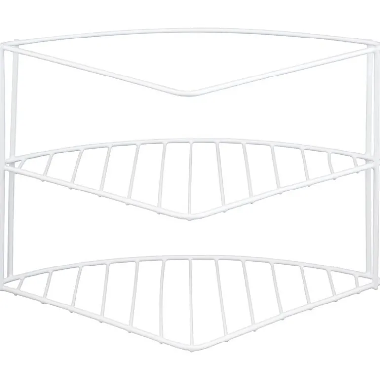 Etagere placard angle 3niv blanc