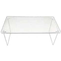 Etagere placard plast transp pli