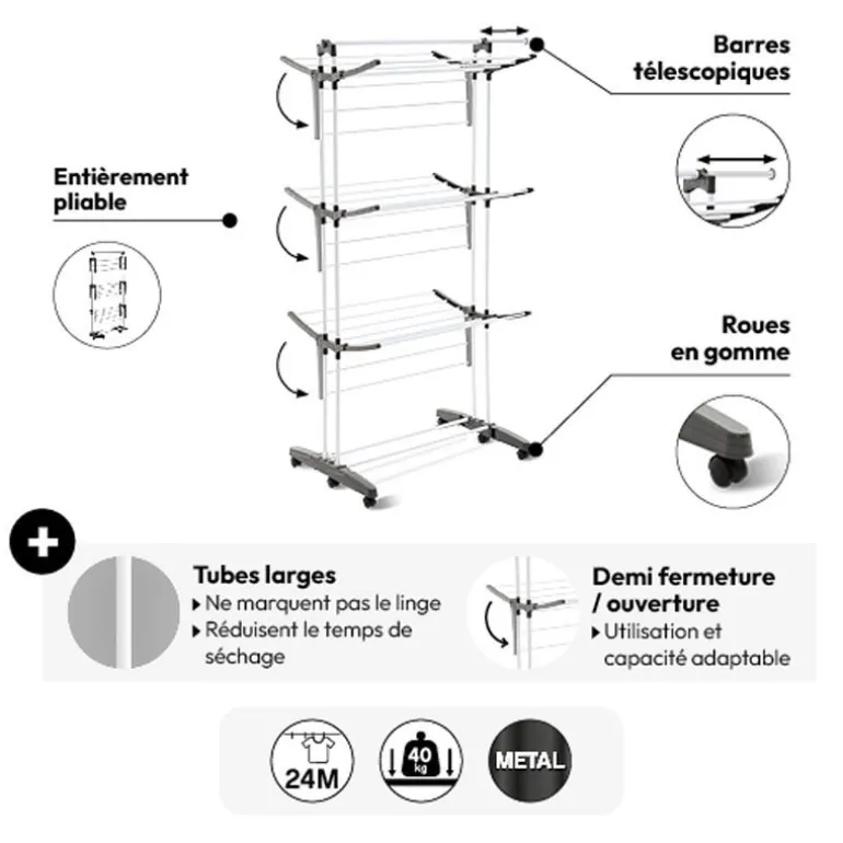 Etendoir modulable 24m sinai