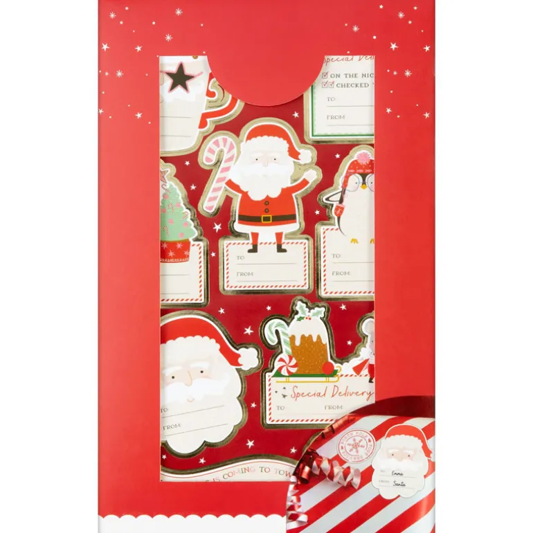 Etiquette cadeau de noel x100