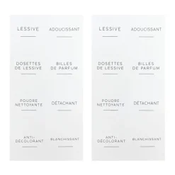 Etiquettes a coller buanderie