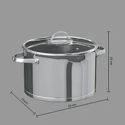 Faitout 24cm inox resilience