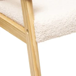 Fauteuil enfant creme