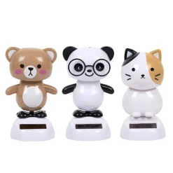 Figurine solaire animaux kawaii