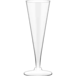 Flutes a champagne x8 plastique