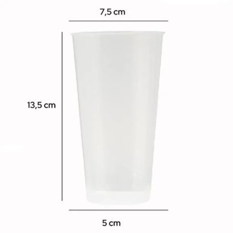 Gobelet 400ml x10 plastique reut