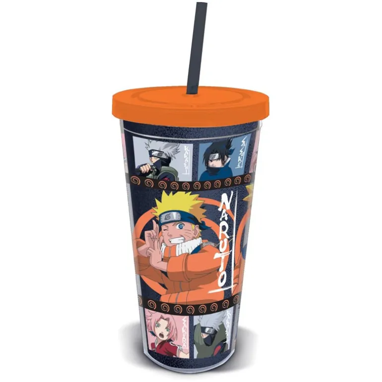 Gobelet paille naruto