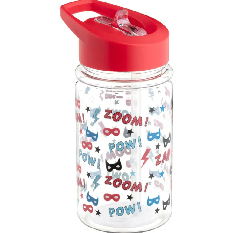 Gourde + paille jungle/dino