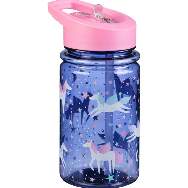 Gourde + paille rainbow/fruit