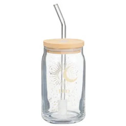 Gourde cannette en verre avec pa