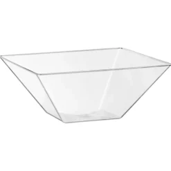Grand bol carre x2 plastique reu