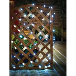 Guirlande 60 led solaire blanc f