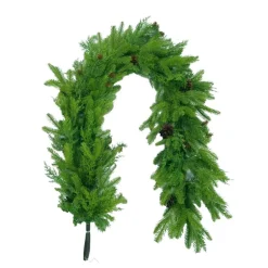 Guirlande verte de 180 cm avec p