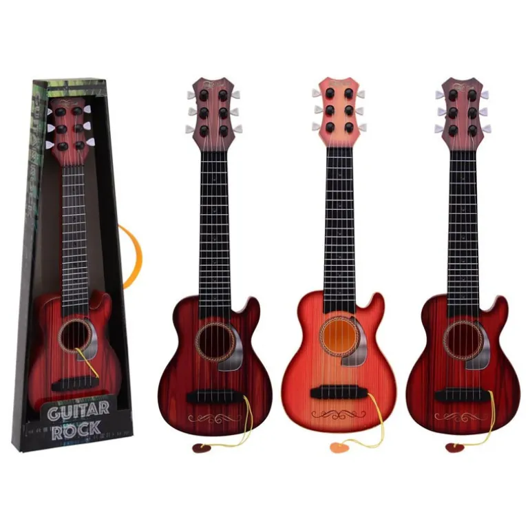 Guitare 45cm avec 6 cordes metal