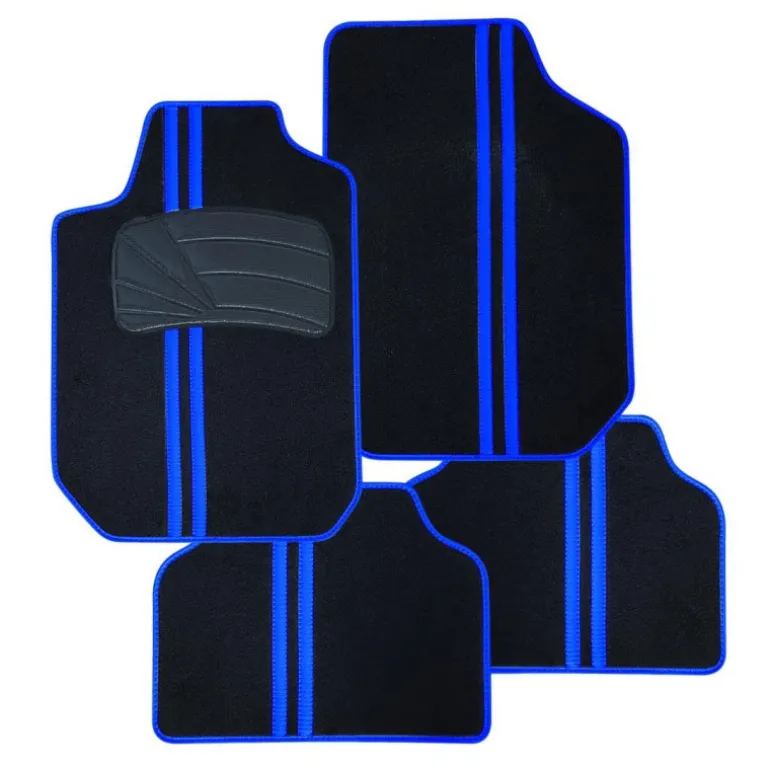 Jeu de 4 tapis moquette modena