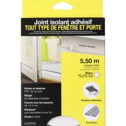 Joint isolant adhesif mousse