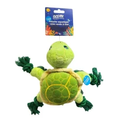 Jouet animal + corde pour chien