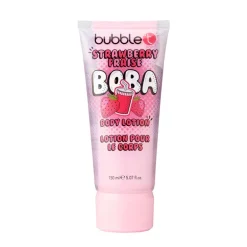 Lait corps avec perles fraise