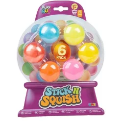 Lot de 6 balles stick n squish