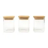 Lot de 3 bocaux bambou 180ml