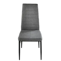 Lot de 4 chaises grises
