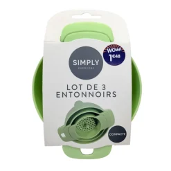 Lot de 3 entonnoirs d13x10.5cm