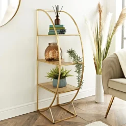 Lot de 2 etageres demi lune