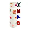 Lot de 4 mug de noel alphabet