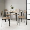 Lot table + 4 chaises