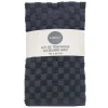 Lot x3 torchons jacquard gris