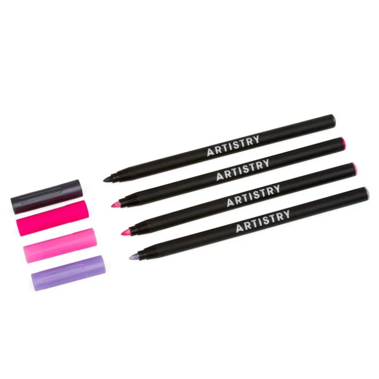 Marqueurs sur verre x4