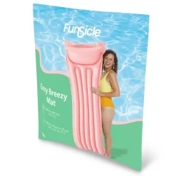 Matelas gonflable rose