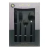 Menagere 16pcs inox noir manche